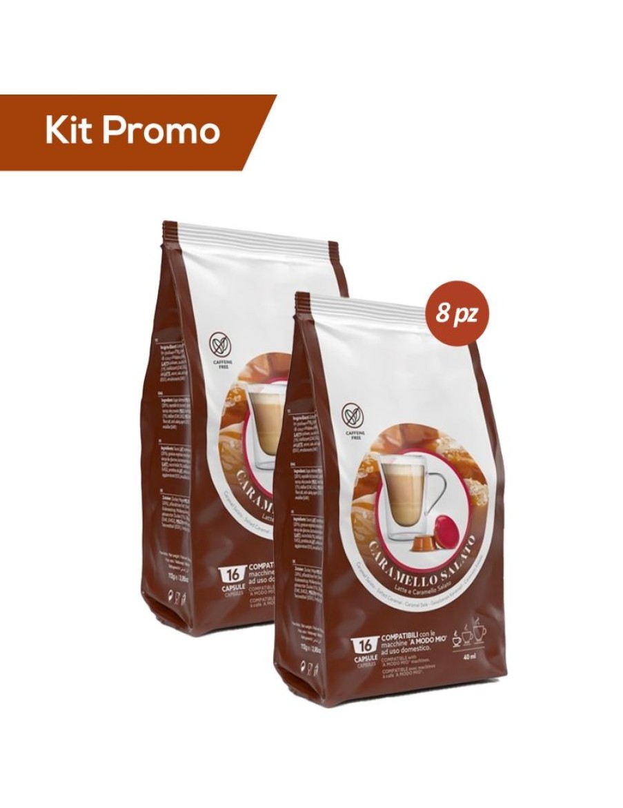 Click Cafe Capsule Compatibili Lavazza* A Modo Mio | Kit 8 Sacchetti Di Capsule A Modo Mio Cioccolata Bianca