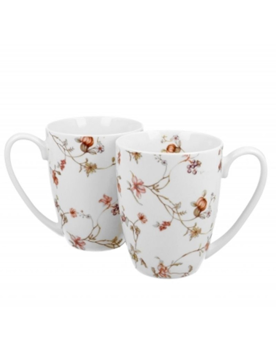 Click Cafe Tazzine Da Caffe E Tazze Mug | Set 2 Mugs In Porcellana Safa In Confezione Regalo 380 Ml