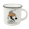 Click Cafe Tazzine Da Caffe E Tazze Mug | Tazza Cappuccino Lazy Team 350Ml Bon China