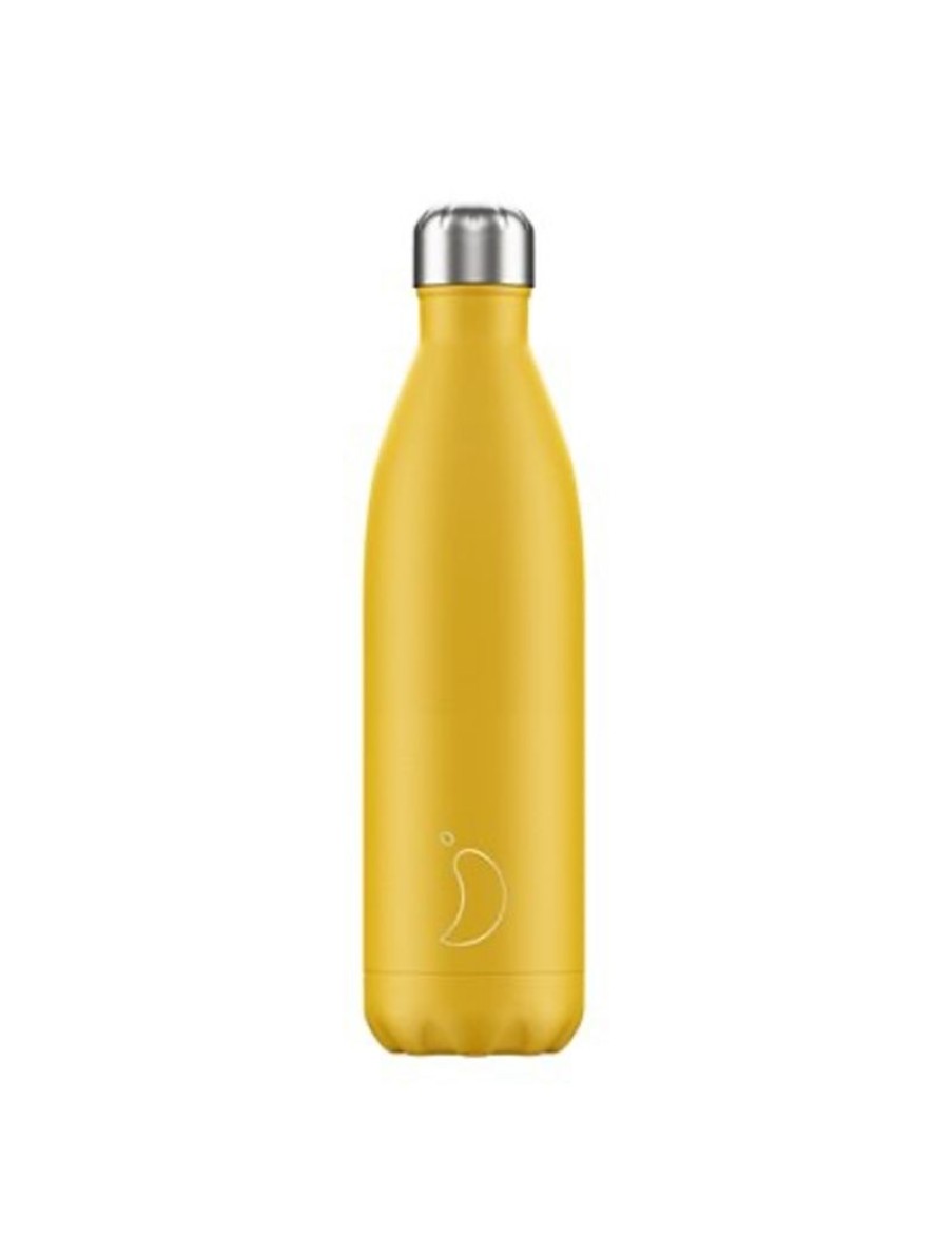 Click Cafe Borracce&Tazze Termiche E Accessori | Chilly'S Bottle Bottiglia Giallo Opaco 750 Ml