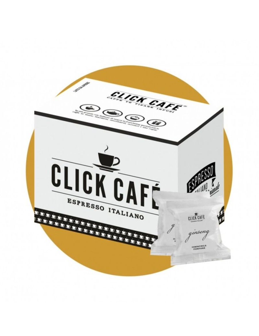 Click Cafe Capsule Compatibili Fior Fiore* Lui Martello | 50 Capsule Ginseng Compatibili Fiore