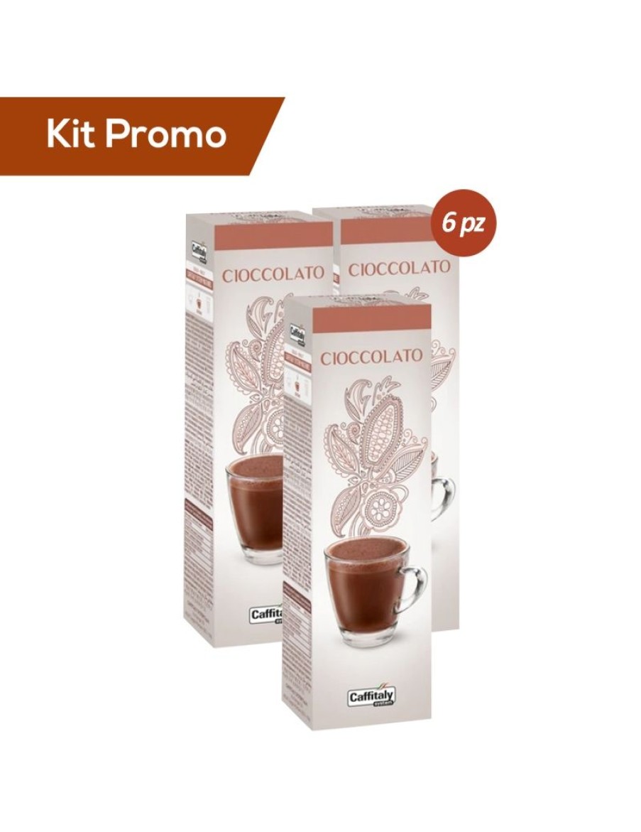 Click Cafe Capsule Caffitaly* Originali | Box 60 Capsule Bevanda Al Cioccolato Caffitaly