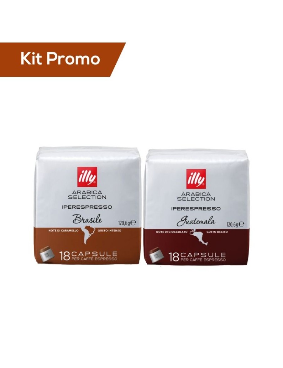 Click Cafe Illy Iperespresso | Box 36 Capsule Illy Arabica Selection Guatemala, Brasile