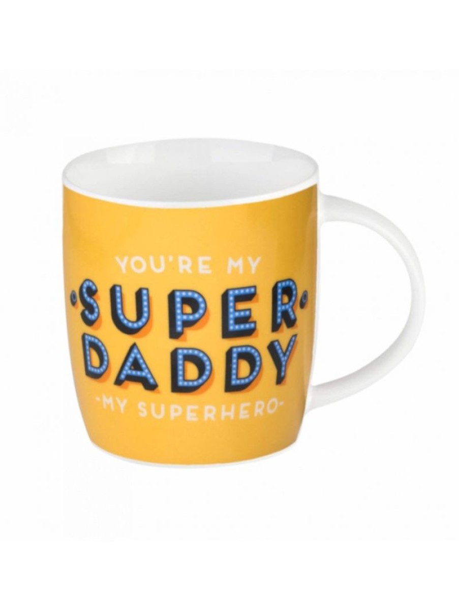 Click Cafe Tazzine Da Caffe E Tazze Mug | Mug Buongiorno Super Daddy 350Ml Bon China