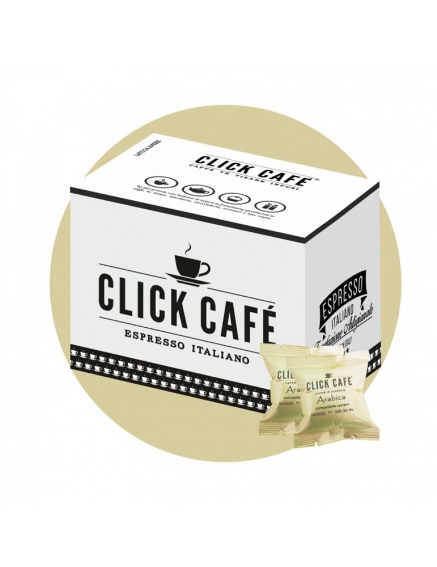 Click Cafe Capsule Compatibili Uno System | 100 Capsule Uno System Click Cafe' Delicato