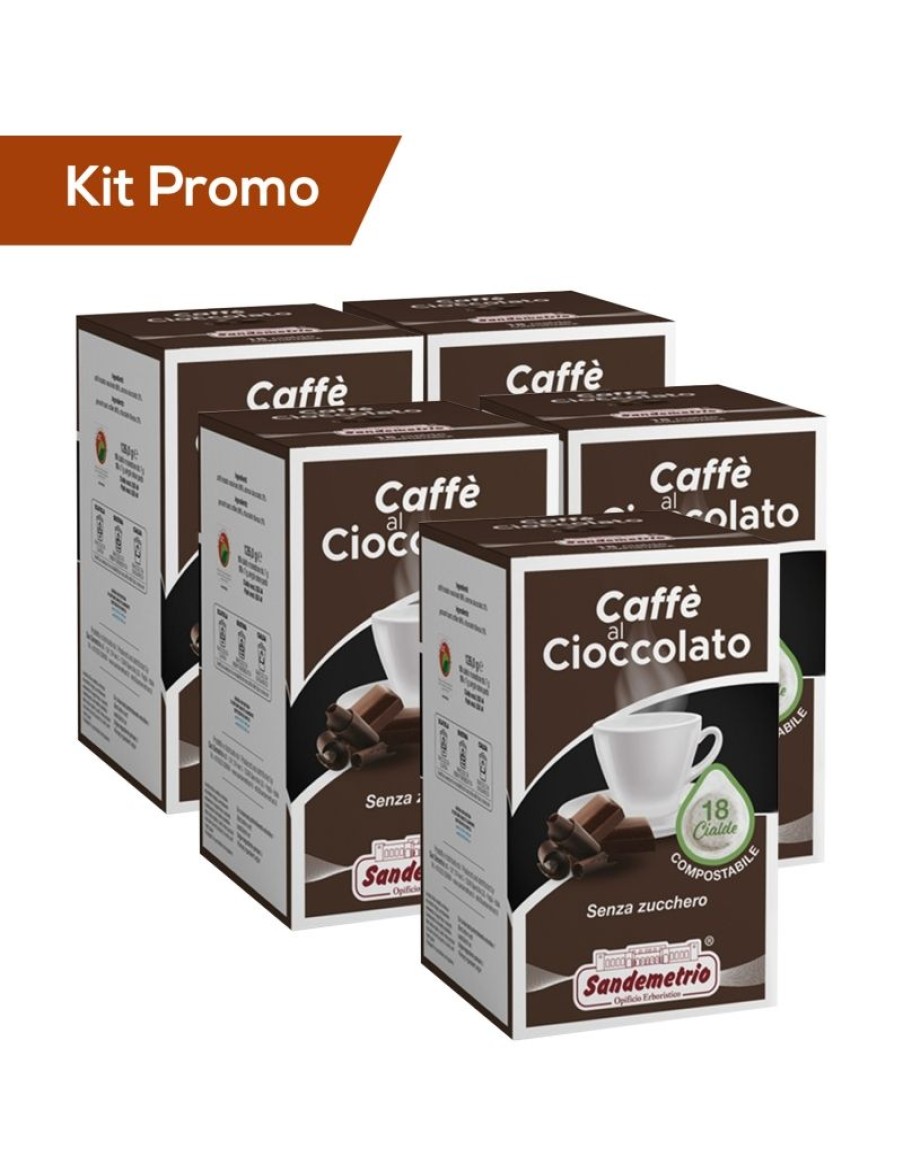 Click Cafe Cialde Caffe | Box 90 Cialde Caffe Al Cioccolato Sandemetrio