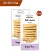 Click Cafe Biscotti Artigianali | Box 4 Astucci Biscotti Inglesi Senza Zucchero All'Avena