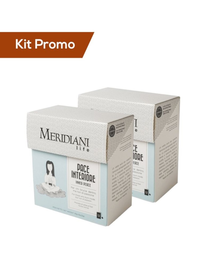 Click Cafe Te E Tisane Meridiani | Box 2 Astucci Infuso Pace Interiore, Meridiani