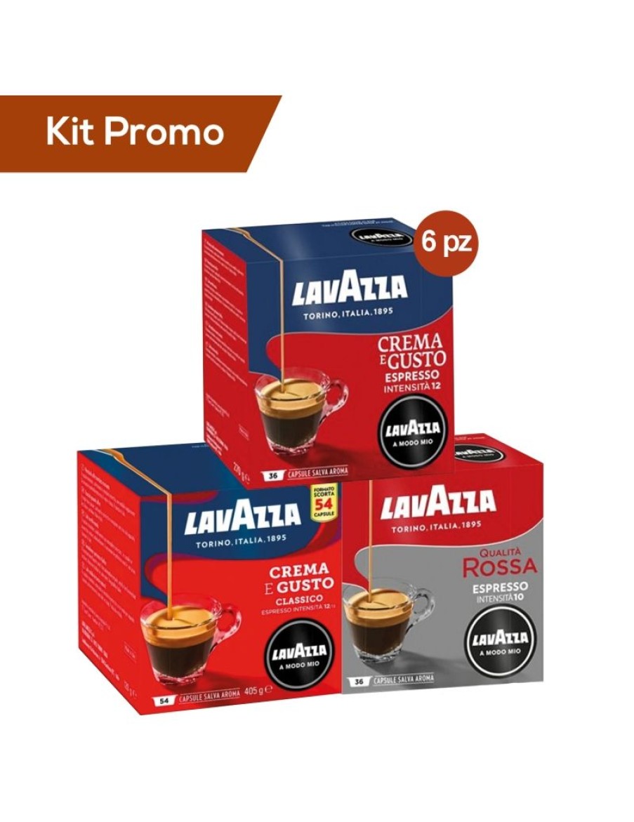 Click Cafe Capsule Lavazza* A Modo Mio Originali | Box 252 Capsule Lavazza Assortite