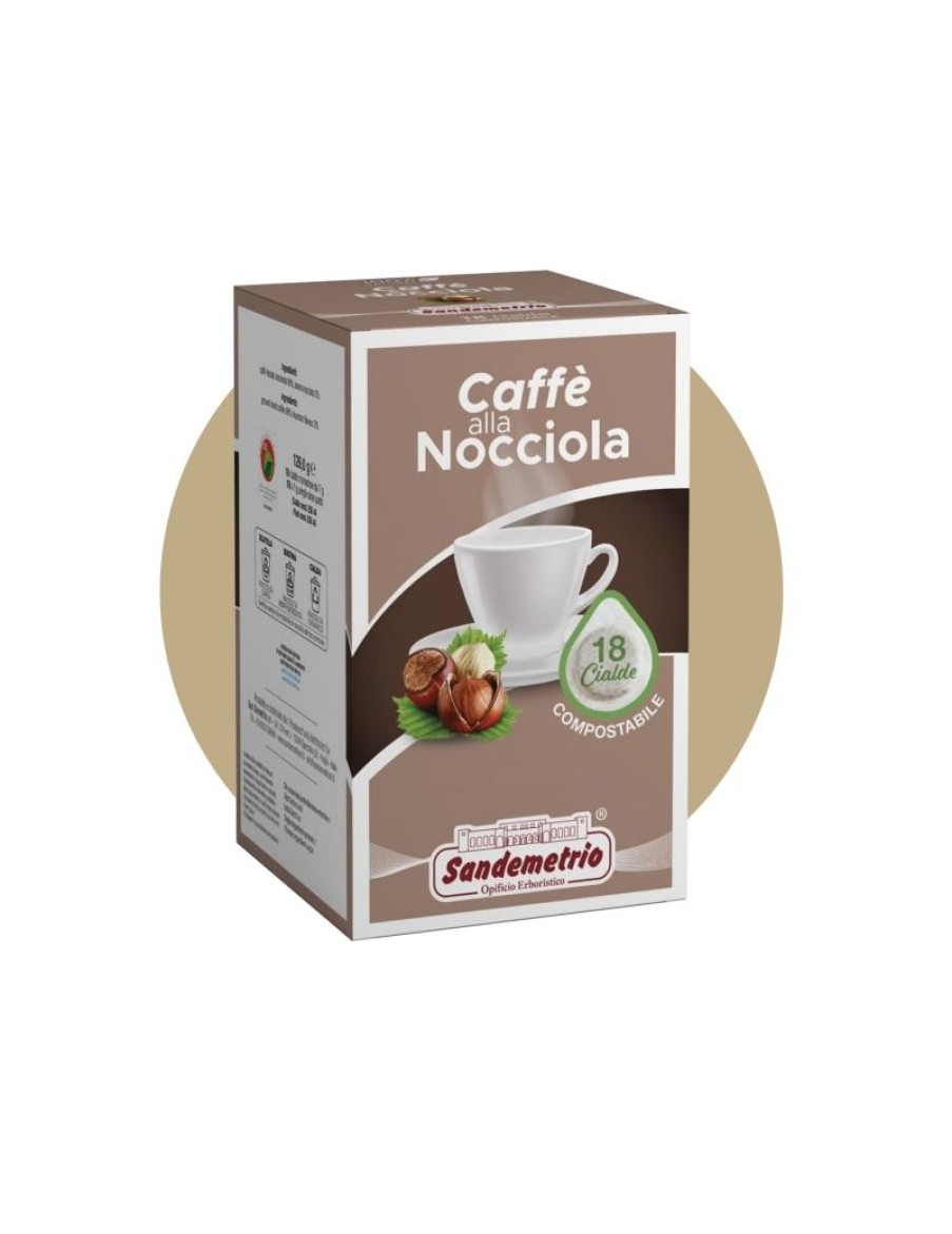 Click Cafe Cialde Caffe | Sandemetrio Astuccio 18 Cialde Caffe Alla Nocciola