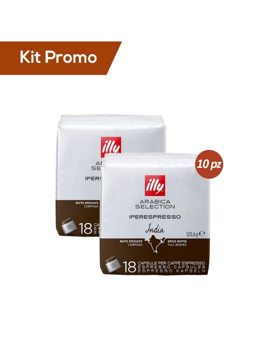 Click Cafe Illy Iperespresso | Kit 10 Pacchi Di Capsule Di Caffe Originali Illy* Iperespresso, India