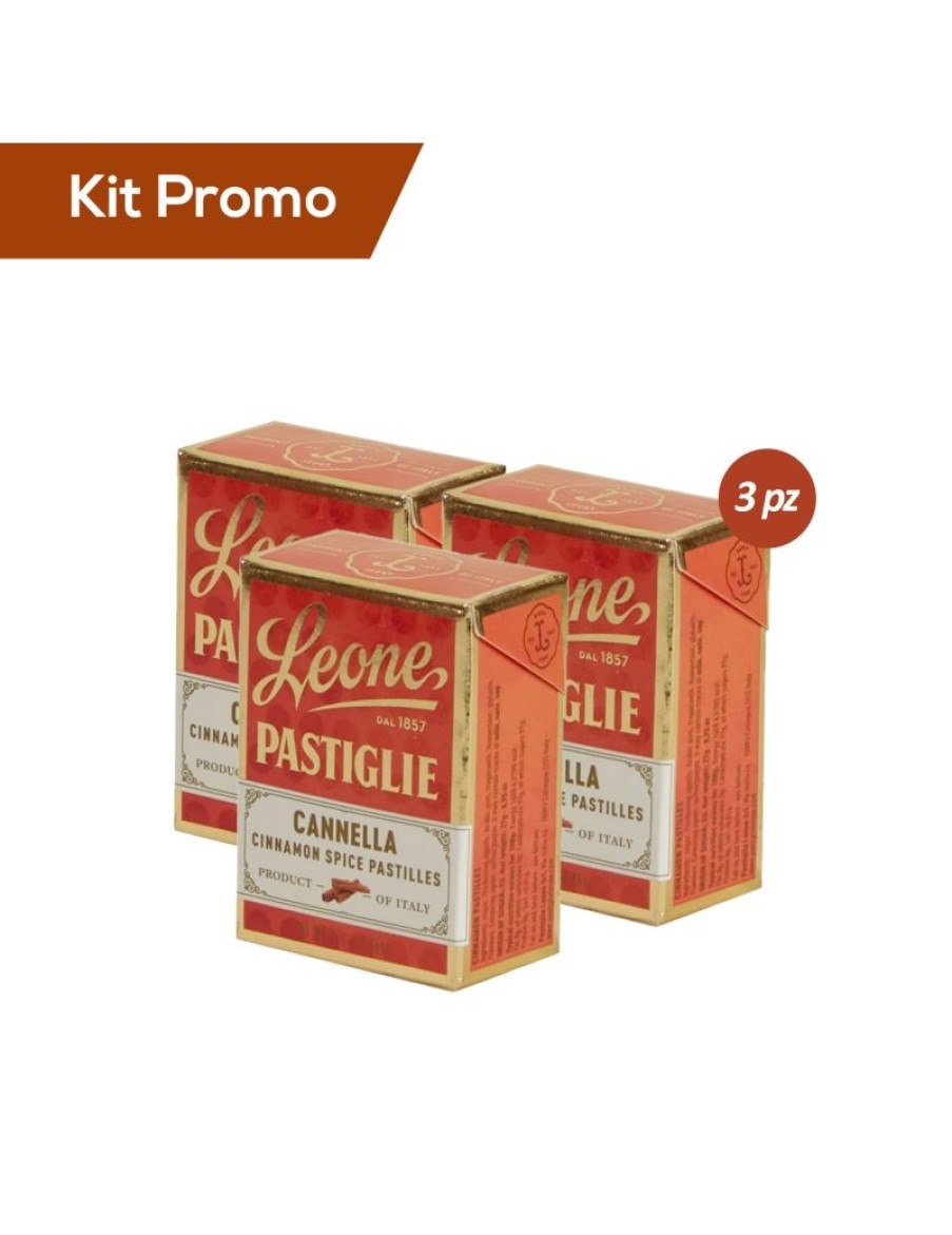 Click Cafe Caramelle Mentine E Liquirizie | Box 3 Scatoline Pastiglie Leone Alla Cannella