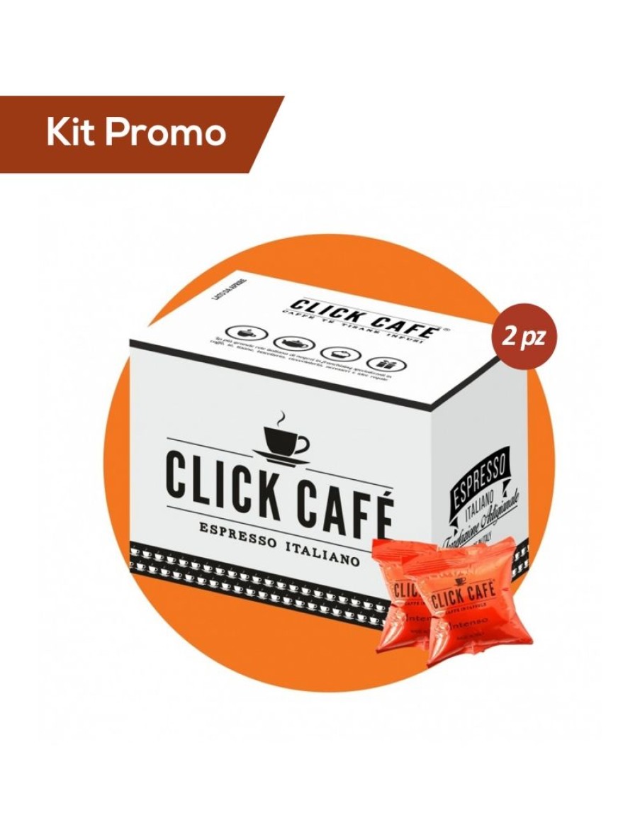 Click Cafe Capsule Compatibili Lavazza* Blue | Box 150 Capsule Miscela Intenso, Compatibile Lavazza Blue