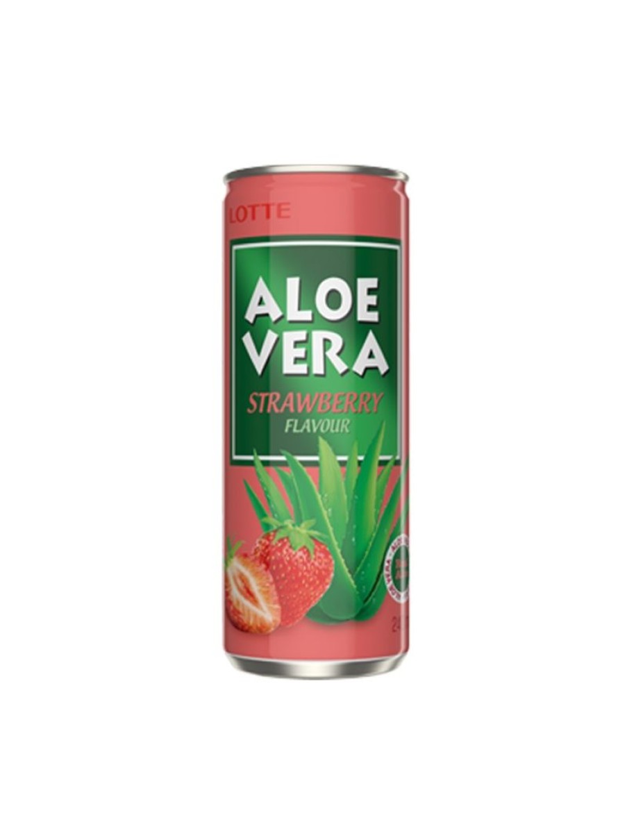 Click Cafe Bevande Energetiche | Aloe Vera Lotte Gusto Fragola In Lattina 240 Ml