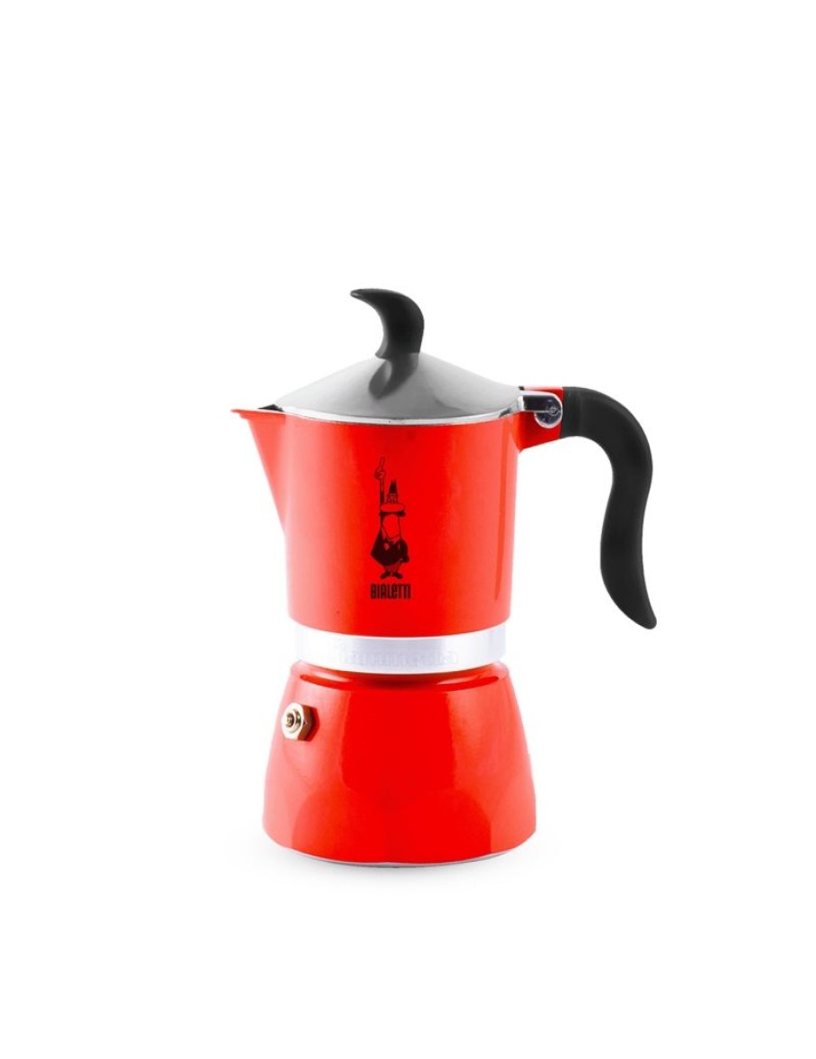 Click Cafe Macchine Moka Per Caffe Macinato | Moka Bialetti Fiammetta 1 Tazza Rossa