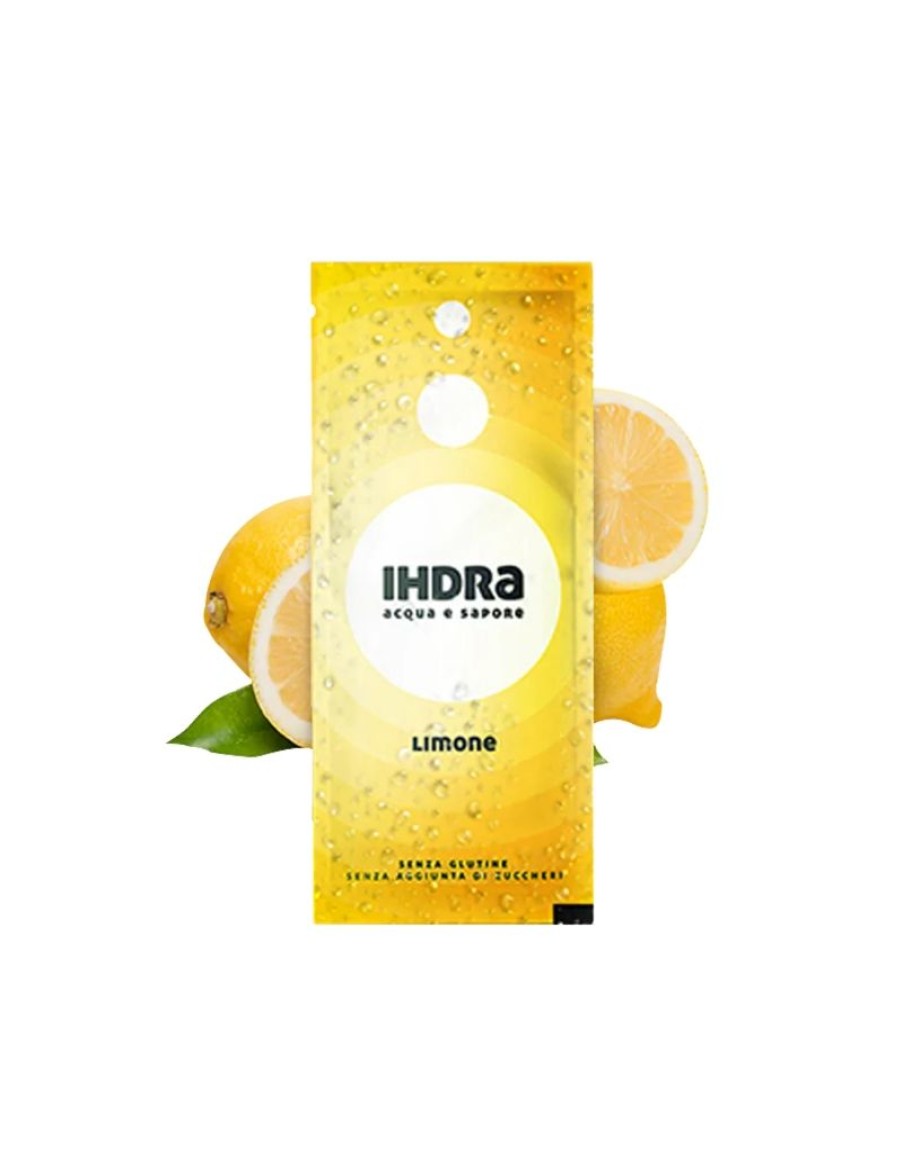 Click Cafe Bevande Energetiche | Ihdra Acqua E Sapore Gusto Limone Box 10 Bustine Da 1.6 Gr