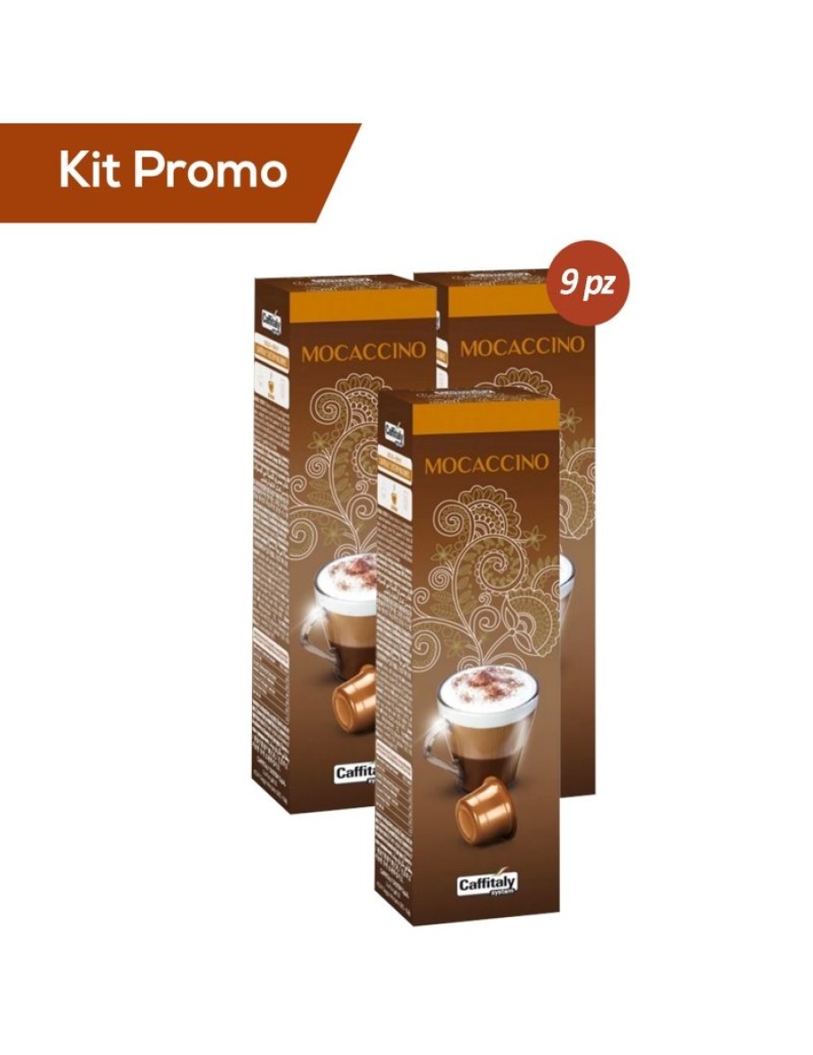 Click Cafe Capsule Caffitaly* Originali | Box 90 Capsule Gusto Mocaccino Caffitaly