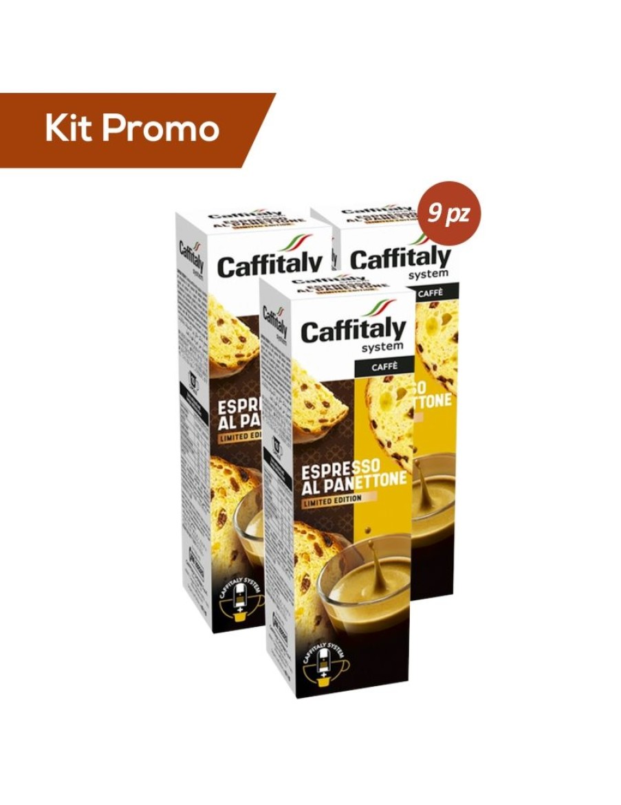 Click Cafe Capsule Caffitaly* Originali | Kit 9 Pacchi Di Capsule Caffitaly, E Caffe Espresso Al Panettone