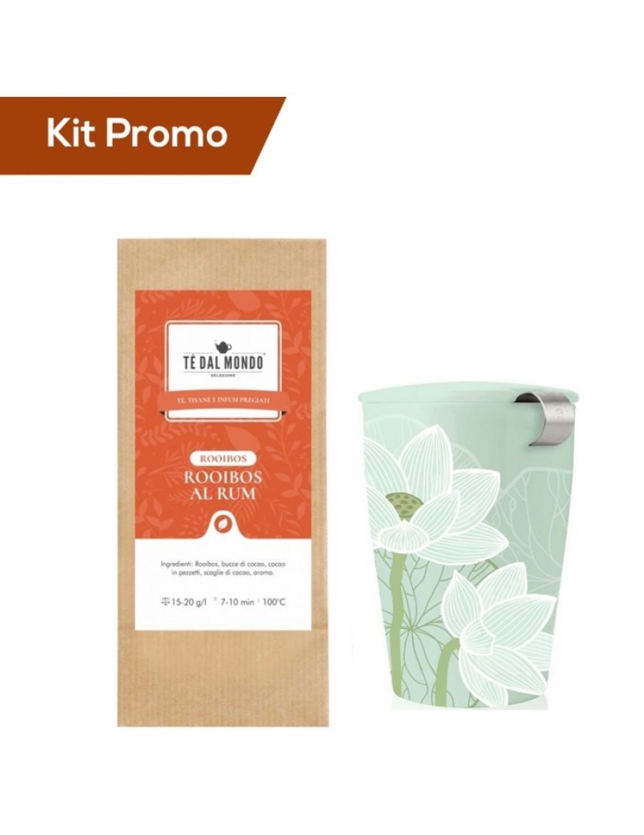 Click Cafe Rooibos In Foglia | Box Te Rooibos Al Rum Con Infusiera