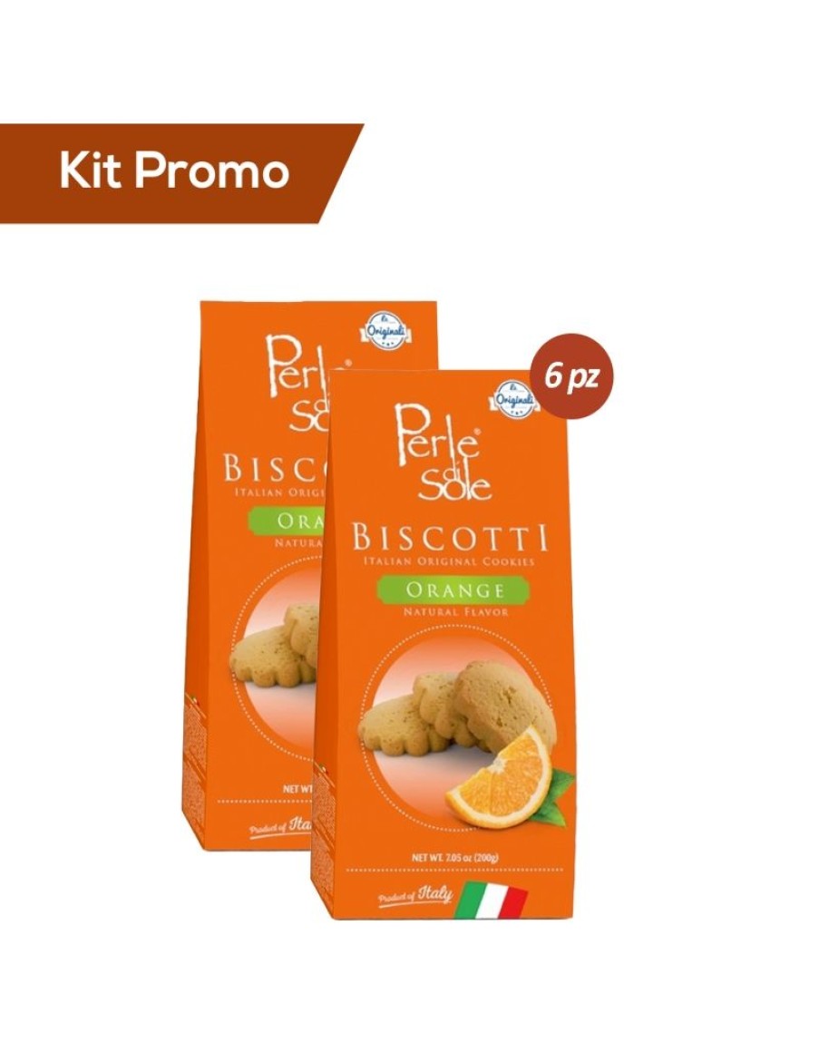 Click Cafe Biscotti Artigianali | Box 6 Astucci Biscotti Al Gusto Di Arancia