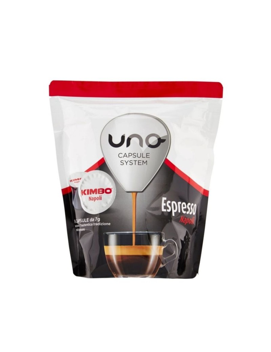 Click Cafe Capsule Uno System Kimbo | 16 Capsule Espresso Napoli Uno System