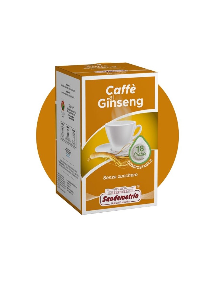 Click Cafe Cialde Caffe | Sandemetrio Caffe Al Ginseng Astuccio 18 Cialde