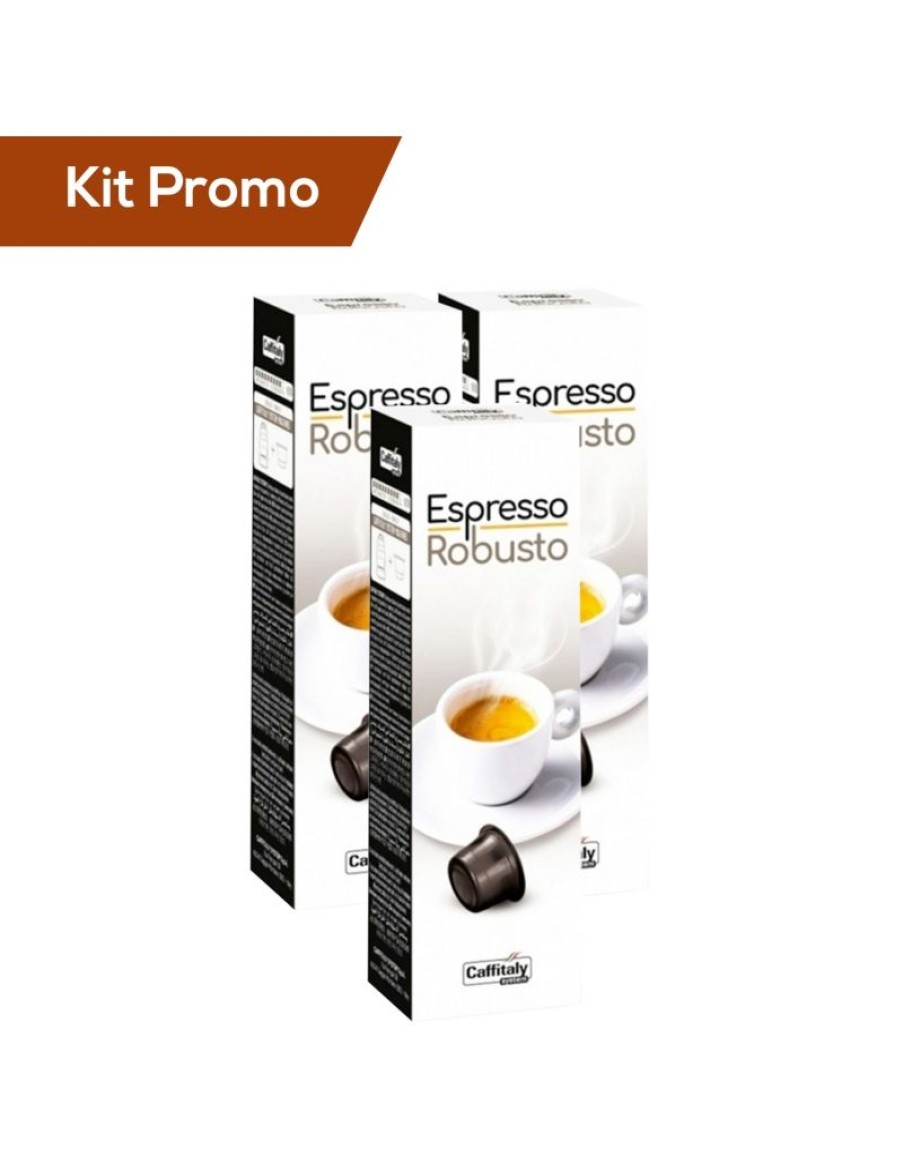 Click Cafe Capsule Caffitaly* Originali | Box 30 Capsule Espresso Robusto Caffitaly