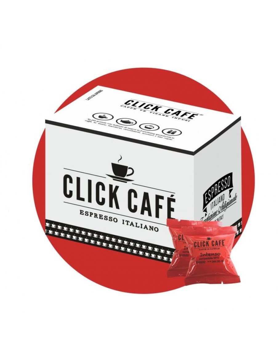 Click Cafe Capsule Compatibili Fior Fiore* Lui Martello | 100 Capsule Intenso Fiorfiore - Mps - Click Cafe'