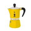 Click Cafe Macchine Moka Per Caffe Macinato | Moka Rainbow Gialla 3 Tazze