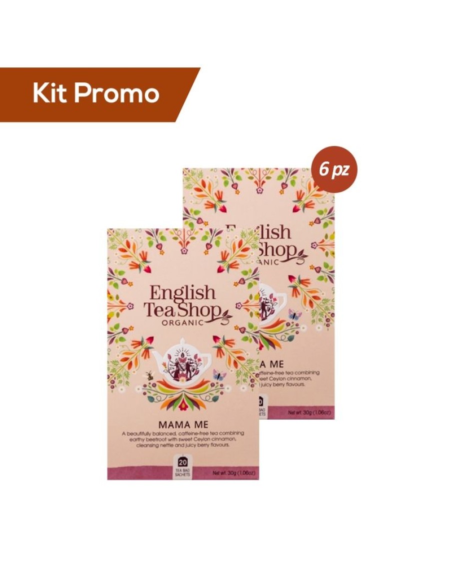 Click Cafe English Tea Shop E Terre Doc | Kit 6 Pacchi Di English Tea Shop Tisana Camomilla, Ortica E Finocchio Bio