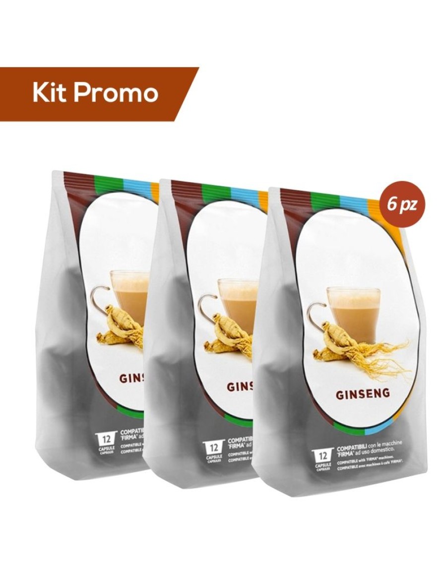 Click Cafe Capsule Compatibili Lavazza Firma | Box 72 Capsule Ginseng, Compatibili Lavazza Firma