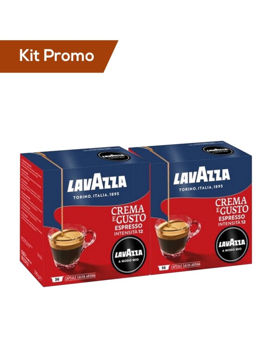 Click Cafe Capsule Lavazza* A Modo Mio Originali | Box 72 Capsule Lavazza Qualita Crema E Gusto Intensita 12