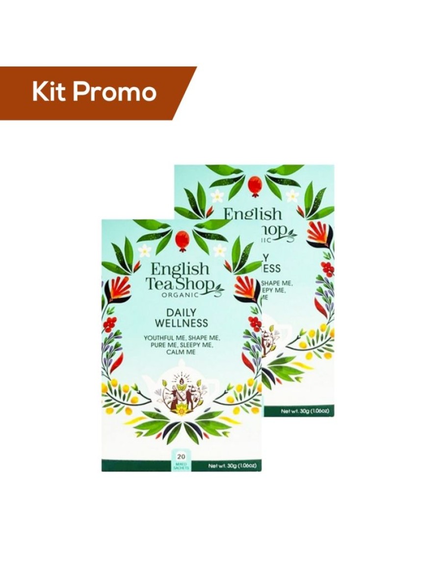 Click Cafe Te E Tisane English Tea Shop | Kit 2 Astucci English Tea Shop, Daily Wellness