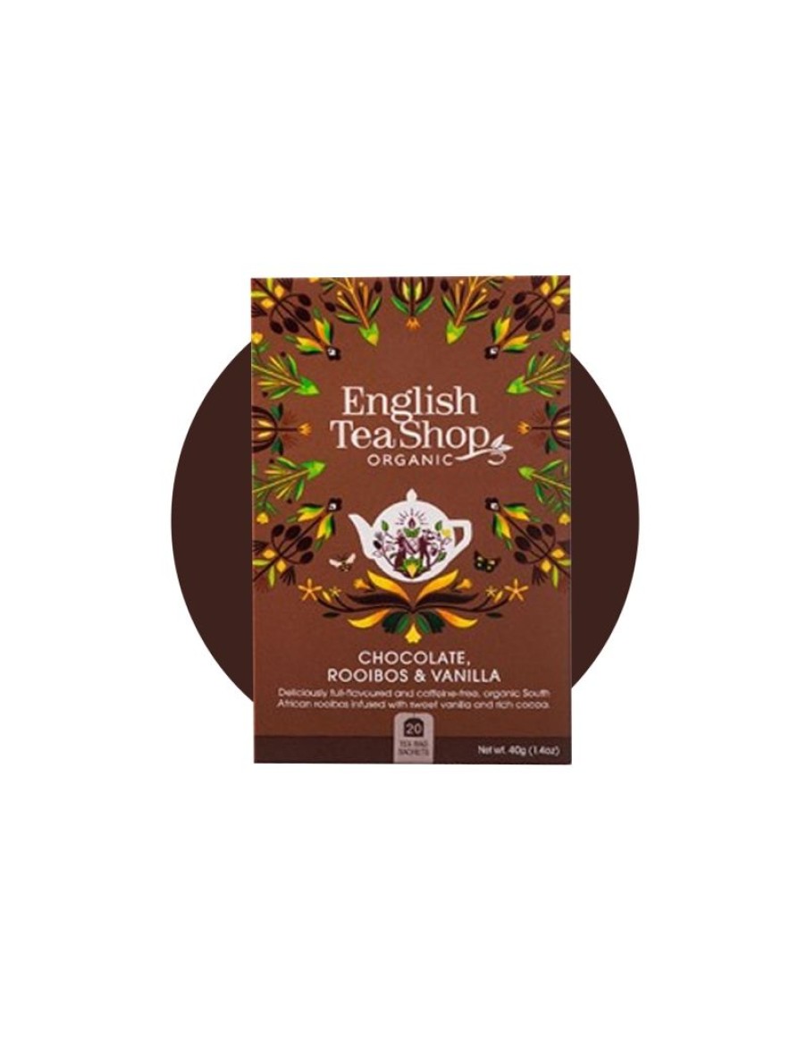 Click Cafe Te E Tisane English Tea Shop | English Tea Shop 20 Filtri Te Rooibos Cioccolato & Vaniglia Bio