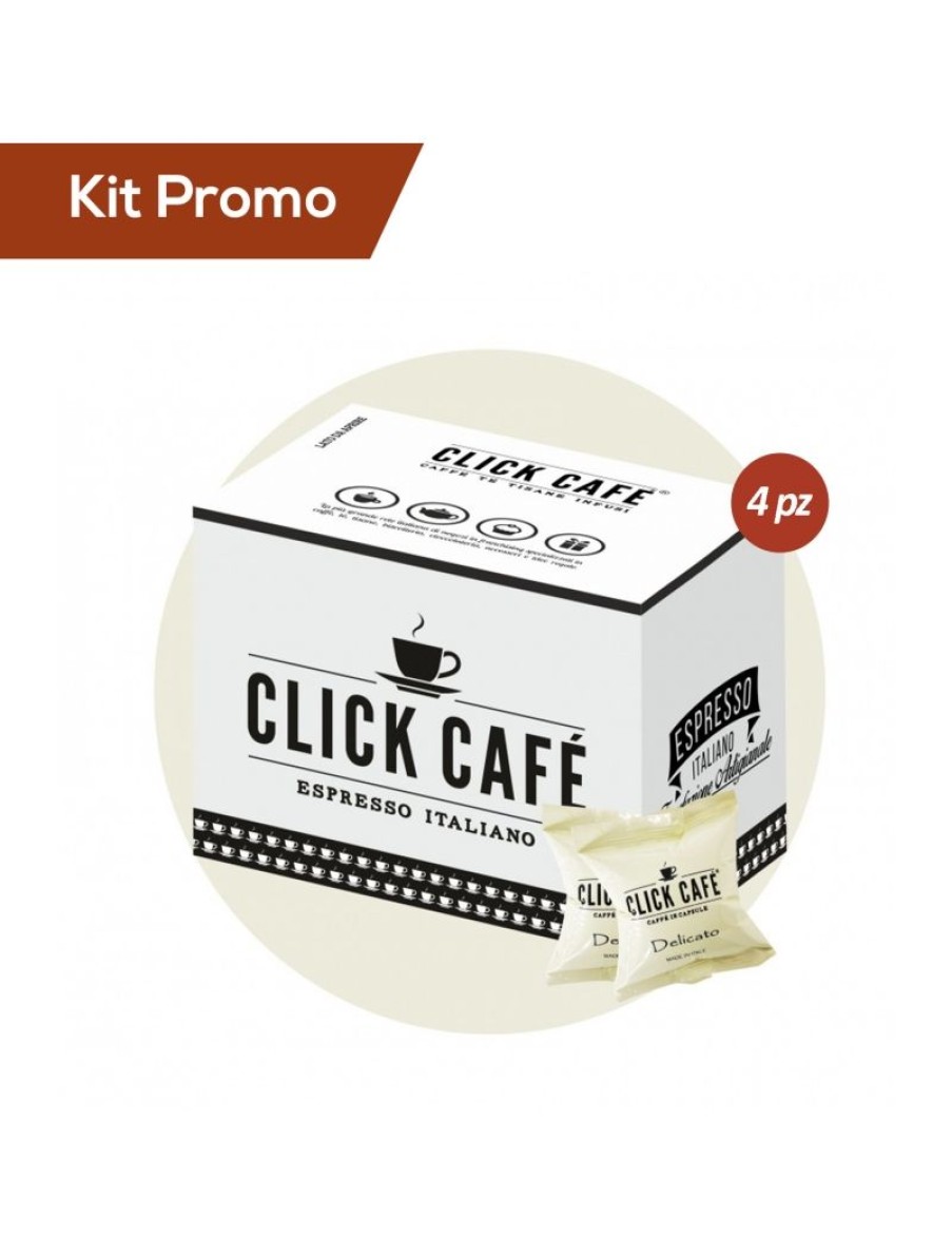 Click Cafe Capsule Compatibili Lavazza* Blue | Box 300 Capsule Miscela Delicato, Compatibile Lavazza Blue