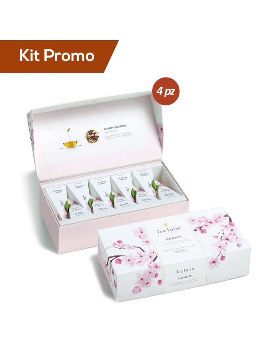 Click Cafe Tea Forte | Box 4 Astucci Tea Forte, Collezione Te Hanami Bio