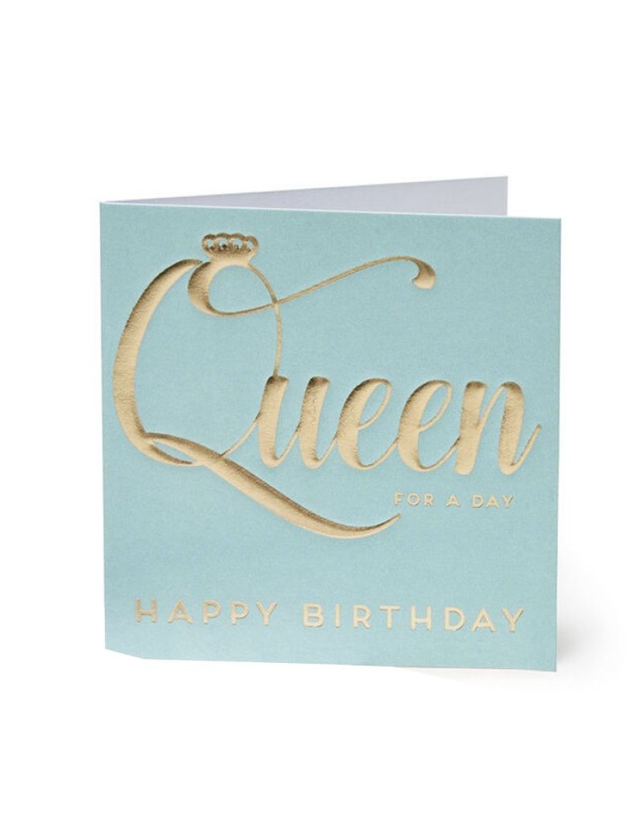 Click Cafe Carta Regalo E Biglietti Auguri | Biglietto Di Auguri Regina Per Un Giorno 7X7Cm