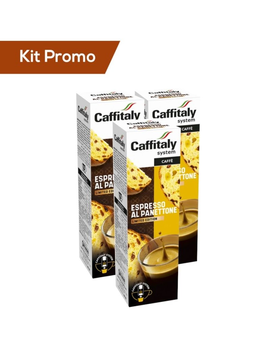 Click Cafe Capsule Caffitaly* Originali | Kit 3 Pacchi Di Capsule Caffitaly, E Caffe Espresso Al Panettone