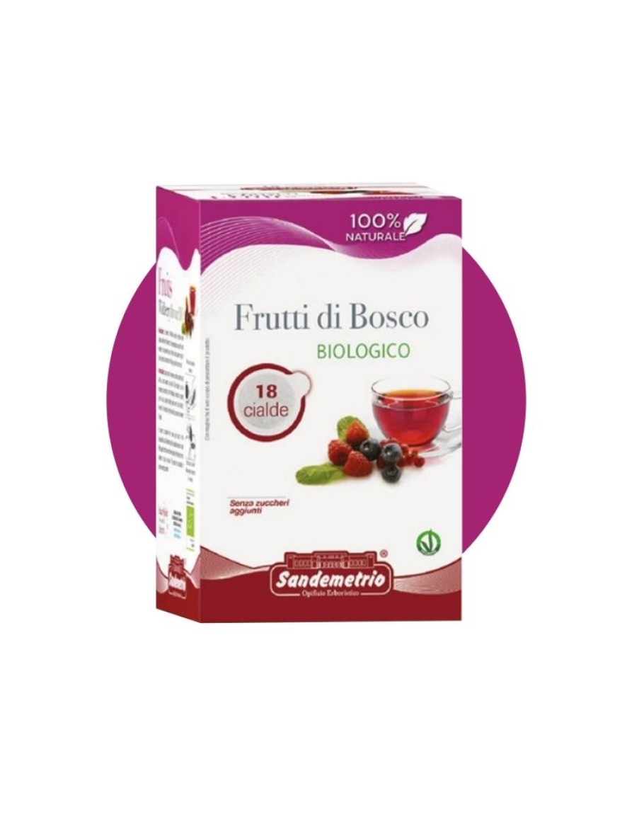 Click Cafe Cialde Caffe | Sandemetrio Tisana Ai Frutti Di Bosco Bio Astuccio 18 Cialde