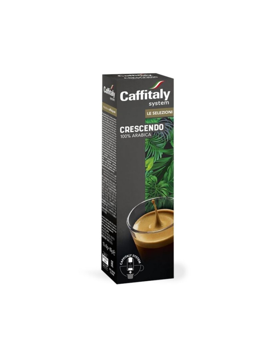 Click Cafe Capsule Caffitaly* Originali | Caffitaly Premium Crescendo10 Capsule 100% Arabica Int.8 Fruttato