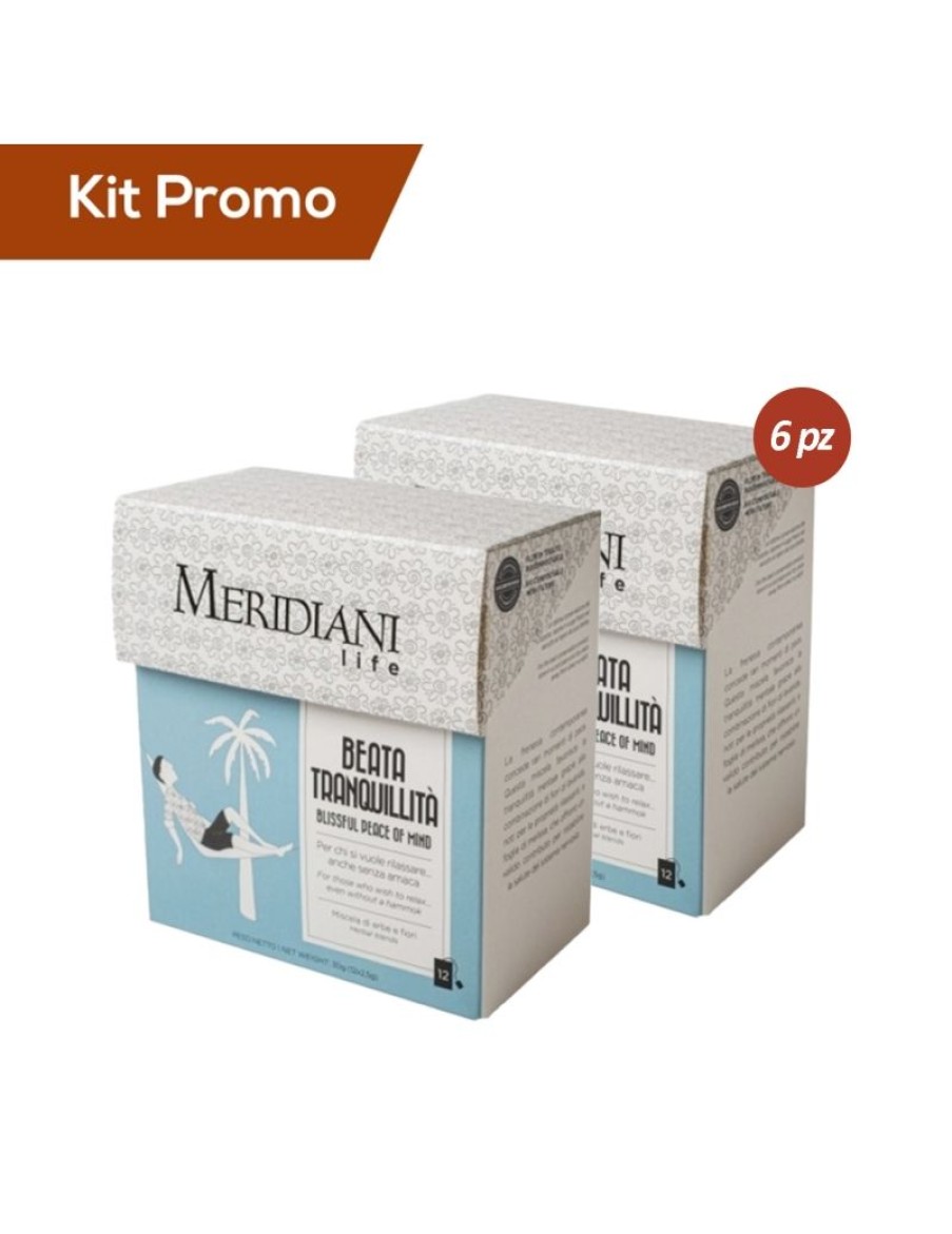 Click Cafe Te E Tisane Meridiani | Box 6 Astucci Beata Tranquillita, Meridiani