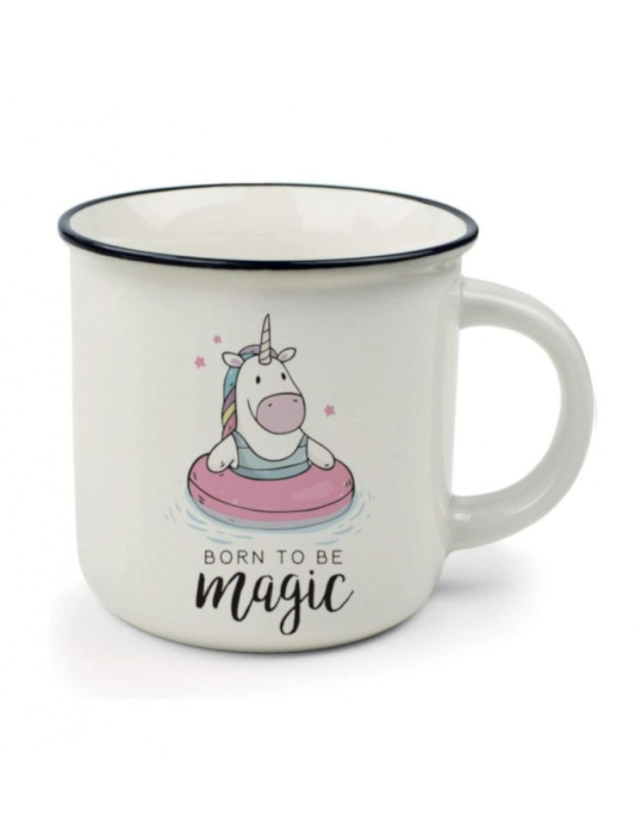 Click Cafe Tazzine Da Caffe E Tazze Mug | Tazza Cappuccino Unicorno 350Ml Bon China