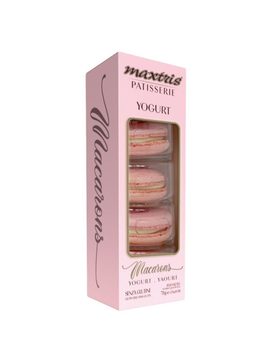 Click Cafe Gluten Free | Confezione 5 Macarons Maxtris Allo Yogurt Gluten Free