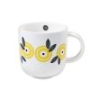 Click Cafe Tazzine Da Caffe E Tazze Mug | Mug Vintage Ceramica Rifinita A Mano - Fiore Giallo