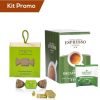 Click Cafe Cialde Caffe | Kit 30 Cialde Di Caffe Decaffeinato Con Cioccolatini Al Cioccolato Bianco Con Pistacchi