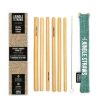 Click Cafe Accessori Da Te E Caffe | Kit 6 Cannucce In Bamboo, 1Spazzolino, 1 Sacchetto Celeste