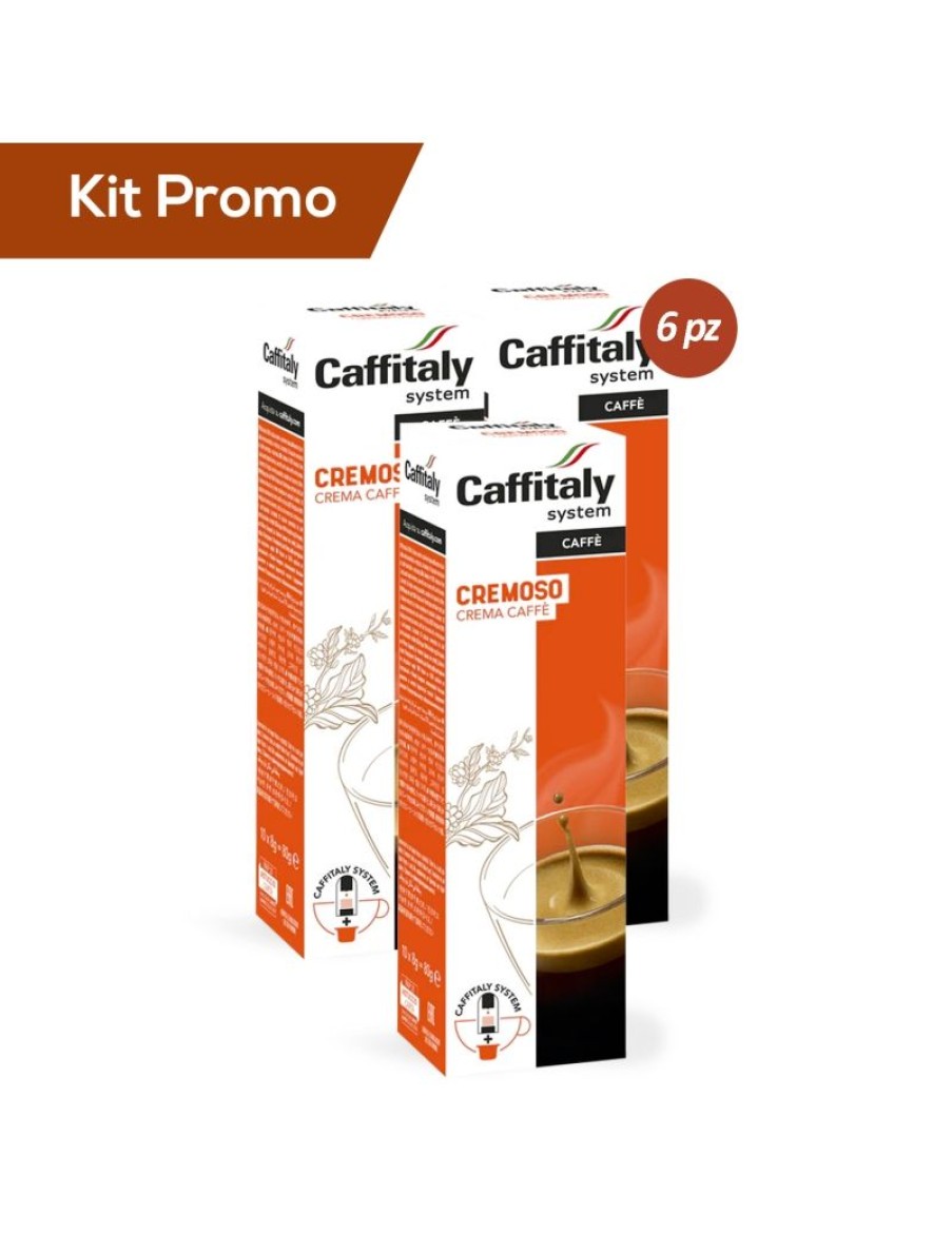 Click Cafe Capsule Caffitaly* Originali | Box 60 Capsule Ecaffe Cremoso Caffitaly