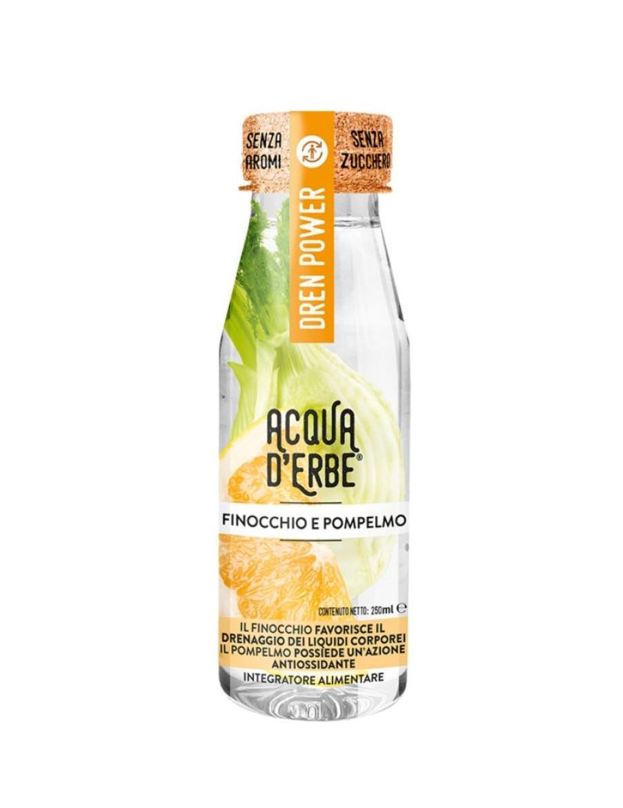 Click Cafe Bevande Energetiche | Integratore Acqua D'Erbe Finocchio & Pompelmo Vegano - Gluten Free