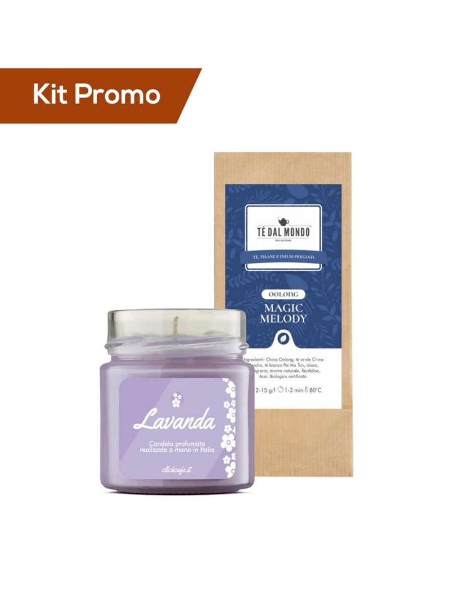 Click Cafe Te Oolong In Foglia | Kit Candela Alla Lavanda Con Te Oolong Melagrana