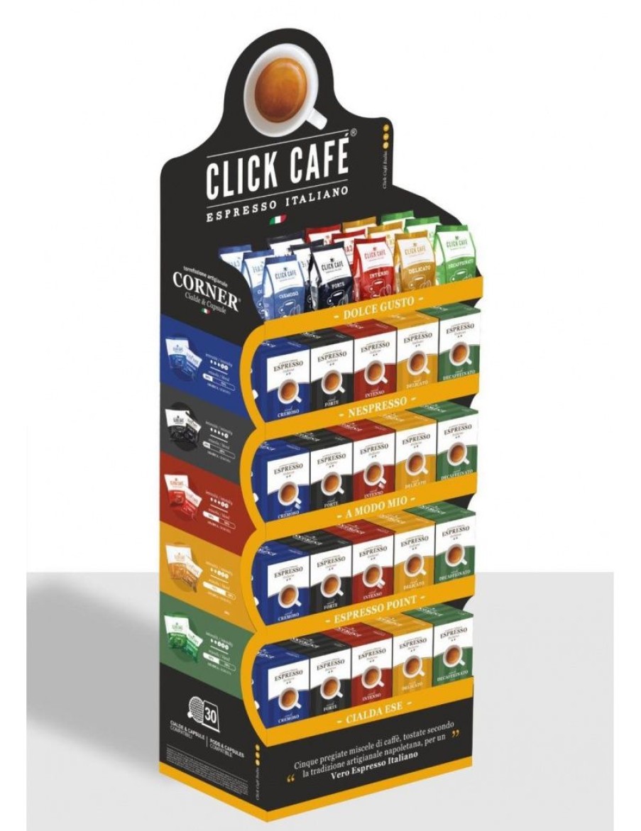 Click Cafe Corner Cialde E Capsule | Attivazione Power Corner Cialde E Capsule